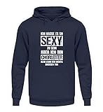 shirt-o-magic Chor: Sexy Chorleiter - Unisex Kapuzenpullover Hoodie -S-Oxford Navy