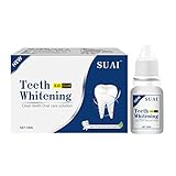 Linsition Zahnaufhellungs-Serum-Gel - Fleckenentfernungs-Pulver-Serum | Entfernt Plaque-Flecken Zahnbleich-Essenz-Gel, Zubehör für die Zahnpfleg