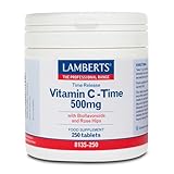 Lamberts Healthcare Vitamin C Time Release 500mg 250 Tabletten (vegan)