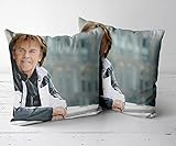 Erjialiu Kissen Kissenhülle Zierkissenhülle Dekokissen Kissenhülle Set Kissen Fall für Sofa Auto Schlafzimmer Zuhause Dekor-Howard Carpendale 1