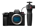 Panasonic LUMIX DC-S5GR-KIT S5 Full Frame Mirrorless Camera Body, 4K 60P Video Recording with Flip Screen and Wi-Fi, L-Mount, 5-Axis Dual I.S, (Black) and Vlogging Grip [Amazon Exclusive]