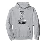 Tauchen Taucher Keep Calm And Blow Bubbles Pullover H