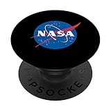 Nasa Shirt offiziell lizenziertes Nasa Logo T-Shirt Geschenkidee PopSockets mit austauschbarem PopGrip
