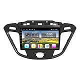 YLCCC Autoradio stereo Android 10.0 für Transit Custom 2013-2018 GPS Navigation Multimedia Video Player Sat nav mit IPS touchscreen Bluetooth/4G+Wifi/SWC/Carplay/DSP/FM/USB,4 Core WiFi: 1+16GB