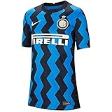 Nike Kinder T-Shirt Inter Y Nk BRT Stad JSY Ss Hm, Blue Spark/(White) (Full Sponsor), S, CD4506