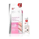 Eveline Cosmetics Nageltherapie-Conditioner Nagelwachstum Beschleuniger und Nagelhärter fur Brüchige Nagel | 12 ml | Nagelpflege und Behandlung | Sofortiger Effekt | Einfache Anwendung