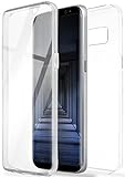 ONEFLOW Touch Case für Samsung Galaxy S8 Hülle beidseitig stoßfest, Schutzhülle vorne und hinten, 360 Grad Komplettschutz, Handyhülle transparent mit Display
