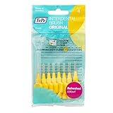 TePe Interdentalbürste Original Gelb (ISO Größe 4: 0,7mm) / Für eine einfache und gründliche Reinigung der Zahnzwischenräume / 1 x 8 Interdental Bü