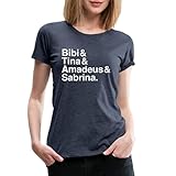 Spreadshirt Bibi Und Tina Amadeus Sabrina Typographie Frauen Premium T-Shirt, M, B