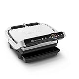 Tefal Optigrill Elite GC750D | Kontaktgrill | Elektrischer Indoor-Grill | 12 automatische Grillprogramme | Intuitiver Sensor | Grillboost-Funktion | Spülmaschinengeeignetes Zubehör | Rezeptbuch App