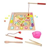 Lencyotool Kinder Clip Bead Angeln Logarithmisches Brettspiel Spielzeug, Puzzle Vorschulspielzeug, für Kinder Feinmotorik Übung, Montessori Lernspielzeug, Geschenk für 2 3 4 + jährige Kleink