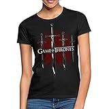 Spreadshirt Game of Thrones Schwerter Der Häuser Frauen T-Shirt, M, Schw