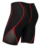 logas Radlerhose Herren 4D Radlerhose Herren mit Sitzpolster Schnelltrocknende & Elastische Fahrradhose Herren Gepolsterte Luftdurchlässigkeit Radsport S