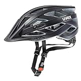 UVEX Erwachsene Fahrradhelm I-VO CC, schwarz (Schwarz (Black Mat)), 52-57