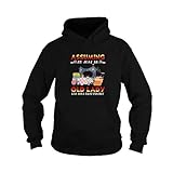 Unisex-Shirt 'Sewing Assuming I'm Just an Old Lady was Your First Mistake', Hoodie Schwarz, S