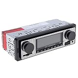 VORCOOL Autoradio Autoradio-Player USB-Auto-MP3-Radio Retro-Stereo-Receiver Autoradio-Musik-Player - 12V