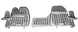 Gummi-Fußmatten für Ford Tourneo Custom Version Titanium, 2 Passagiere mit Handbuch (evtl. nicht in deutscher Sprache), vorne (ab 2018) + Geschenk