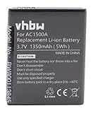 vhbw Akku kompatibel mit Archos 40 Titanium Handy Smartphone Telefon (1350mAh, 3,7V, Li-Ion)
