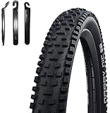 1 x Schwalbe Nobby NIC ADDIX Performance Faltreifen Fahrradmantel 70-584 (27,5 x 2,80) inkl. 3 Reifenheb
