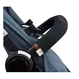 JANABEBE Abdeckung Deckt Griff für Kinderwagen (Black Series, Einzel)