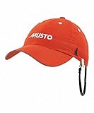 Musto Fast Dry Crew Cap-Mütze in Feuerorange - UV-Sonnenschutz und SPF-Eig