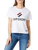 Superdry Womens Sportstyle Classic Tee T-Shirt, Optic, L