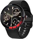 Smart Armband für Herren, voller Touchscreen, IP68, wasserdicht, Bewegungsverfolgung, Blutdruck, Sauerstoff-Tracker, Sport-Smartw