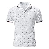 SSBZYES T-Shirts für Herren Kurzarm-Poloshirts Business-T-Shirts für Herren Patchwork-T-Shirt-Oberteile für Herren T-Shirt-Oberteile für Herren mit Kok