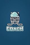 Eishockey Trainer Notizheft - Coach: Eishockeyspieler, Eishockey Geschenk Team Mannschaft, ca. A5, 108 S