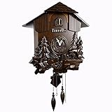 WECDS-PE Kuckucksuhr, im Freien? Uhren, Holzuhr Retro Wecker für Home Cafe Bar Wanddekoration, Geschenke für Frauen & Familie Schule Bürodek