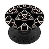 Heiliger Dreifaltigkeitsknoten, Triquetra, nordisches Wikinger-Symbol. PopSockets mit austauschbarem PopGrip