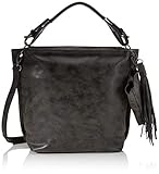 Fritzi aus Preussen Damen Fritzi 01 Hobo Schultertasche, Black Idol, One S