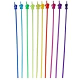 NUOBESTY 10 Stück Mini Pointing Stick Anzeige Stock Nominate Zeigefinger Stock für Lehre Präsentation Weihnachten Geburtstag Neujahr Hochzeit Party Dekoration Supplies Mischfarb