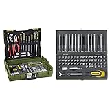 PROXXON Handwerker-Universal-Werkzeugkoffer, L-BOXX-System L 102, 69-teiliges Werkzeug-Set & Super-Sicherheits- und Spezialbitsatz, Schraubendrehergriff (1/4'), 75-teiliges Bit-Set mit Stahlk