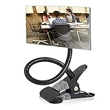 GARYOB Computer Rückspiegel Monitor Clip On Cubicle Spiegel konvexer Spiegel für persönliche Sicherheit oder Schreibtisch Rückansicht Monitore (7.28'Rechteck)