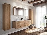 emotion Badmöbel-Set Milano XL Cottage 4tlg Spiegelschrank E
