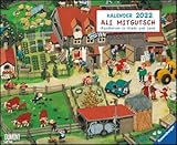 Ali Mitgutsch: Wimmel-Kalender - Kalender 2022 - DuMont-Verlag - Kinderkalender - Wandkalender - 51,8 cm x 41,8