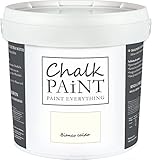 Chalk Paint Everything® Farbe Warmweiß - Sparangebot 5 Liter - ohne Farbe leicht Wände, Möbel und Gegenstände ohne S