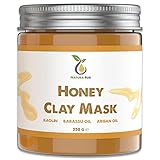 Honig Gesichtsmaske 250g - NATURKOSMETIK Anti Pickel, Mitesser Maske und gegen Akne - Anti-Aging Pflege für trockene und unreine Haut - Reinigungsmaske für Gesicht und Körp