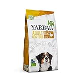 YARRAH Adult Nahrhaftes Bio-Trockenfutter für Hunde – für alle Erwachsenen Hunde | Exquisite Biologische Hundebrocken mit Huhn, 5kg | 100% biologisch & frei von künstlichen Z