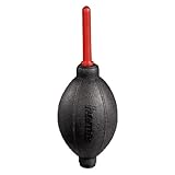 Hama Blasebalg zur Kamera- und Objektivreinigung, Länge 16,6 cm, Dust Ex, Rot/Schw