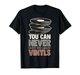 Lustige DJ-Musik Vinyl-Schaukelkollektor im Vintage-Stil T-S