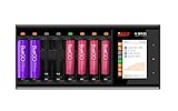 ISDT N8 Batterieladegerät Akku Ladegerät LCD-Display Schnellladegerät Ladegerät für 8 Akkus NI-MH NI-Cd AA AAA Li-lon LiHv NI-MH NI-Cd LiFePO4 Eneloop, Panasonic, Varta, Ansmann Akk