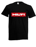 TEXTIL MONSTER T-Hemd - Hilti (L, Schwarz)