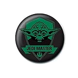 Pritties Accessories Echte Star Wars Yoda Jedi Meister Taste Abzeichen Stift Retro L