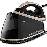 Tristan Auron Dampfbügelstation Elite - 8 bar Dampfdruck I 2400 W 400g Dampfstoß - variabler Dampf bis 155 g/min I 2 L Wassertank Abschaltautomatik (Schwarz)