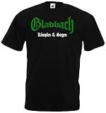 Gladbach Herren T-Shirt kämpfen und Siegen Ultras S