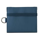 Muji wallet, polyester, blue,