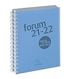 Schülerkalender 2021/2022 Forum Office Linicolor DIN A5: Schülerkalender A5 mit Doppelspirale & Gummizug