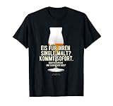 Single Malt, Eis, Cocktailkirsche & Schirmchen Whisky T-S